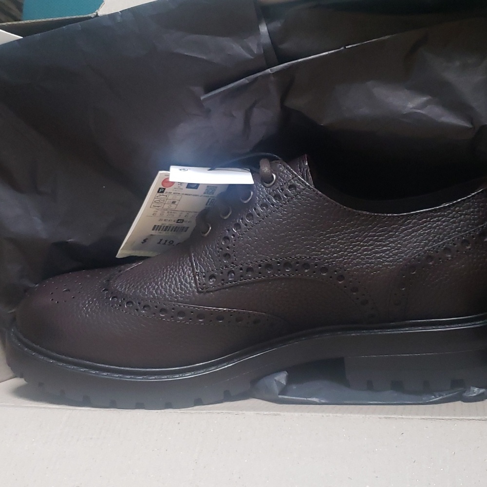 Size US 10 Eur 43 Zara  Chocolate DressyShoes